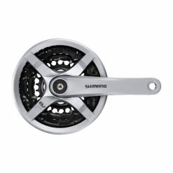 Shimano TOURNEY FC-TY501 Crankset, 3 X 6/7/8-Speed (42-34-24 Teeth)