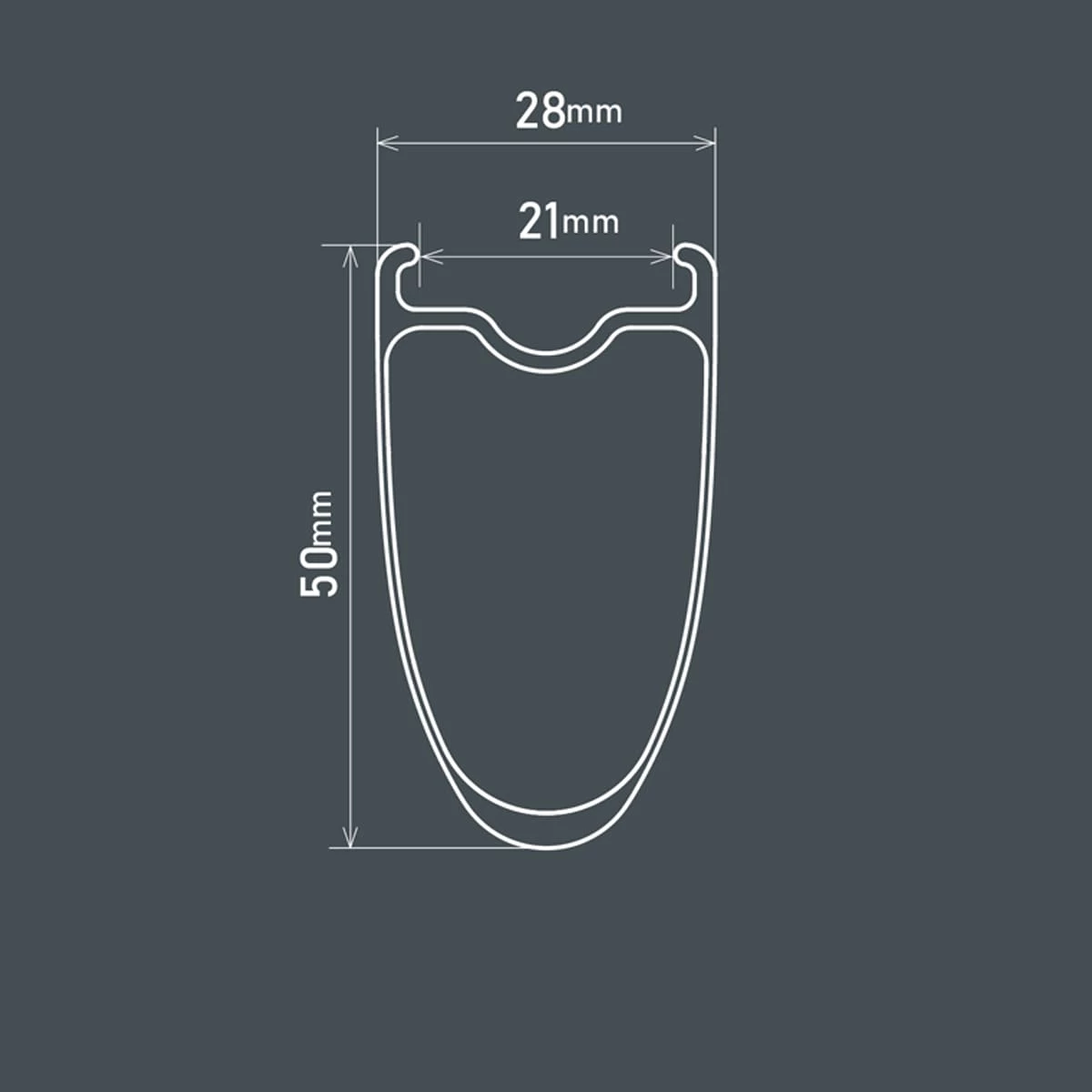 Shimano Dura Ace WH-R9270-C50-TL Disc Centerlock Road Front Wheel 28"/700C - Billede 5