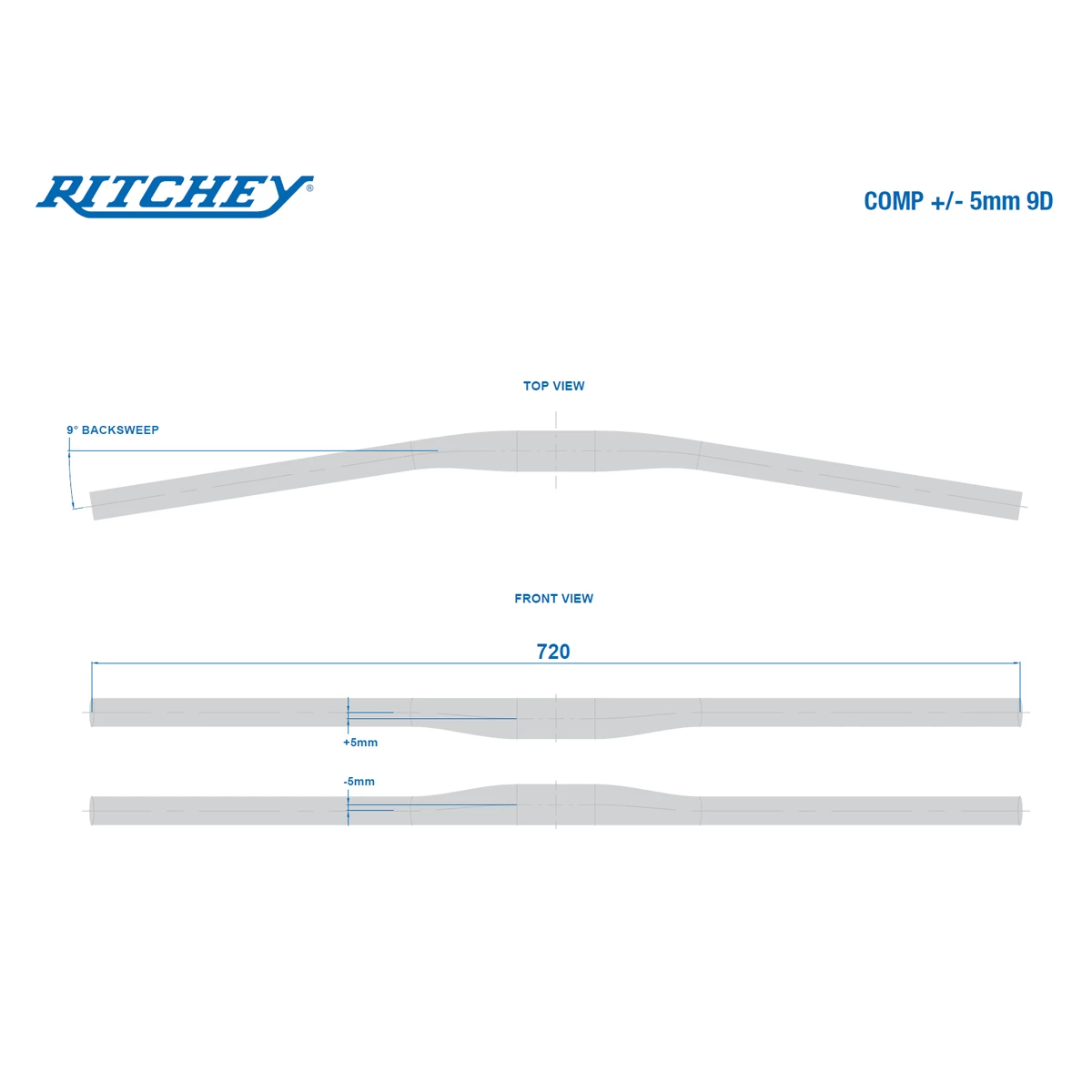 RITCHEY Comp Flat +/-5 Handlebar - Billede 3