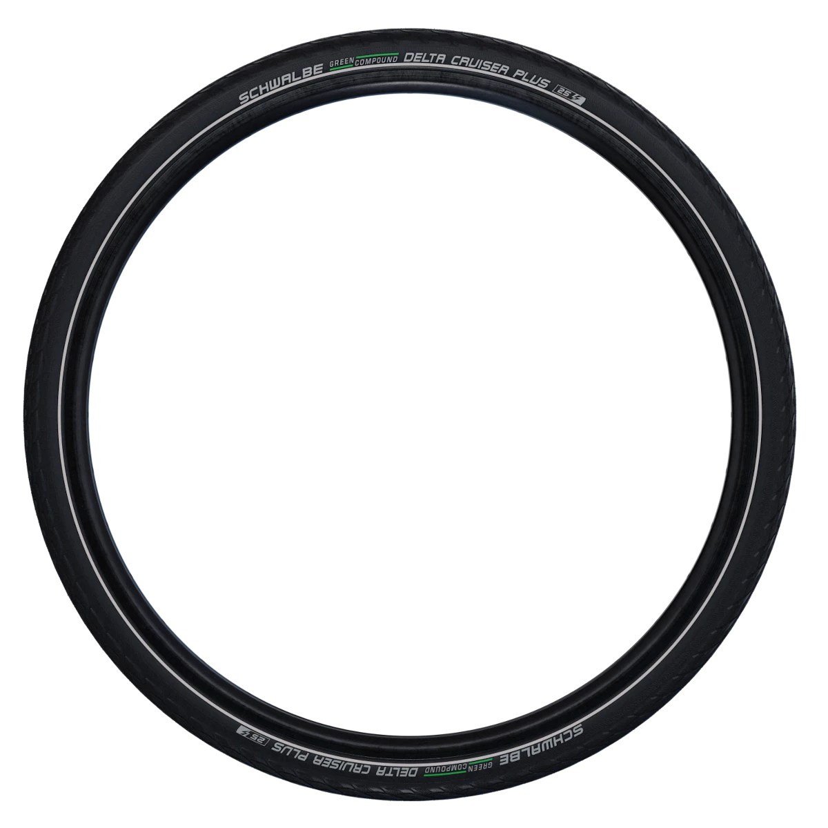 Schwalbe DELTA CRUISER PLUS Active Line Green Compound Clincher Tyre, HS431 - Billede 2